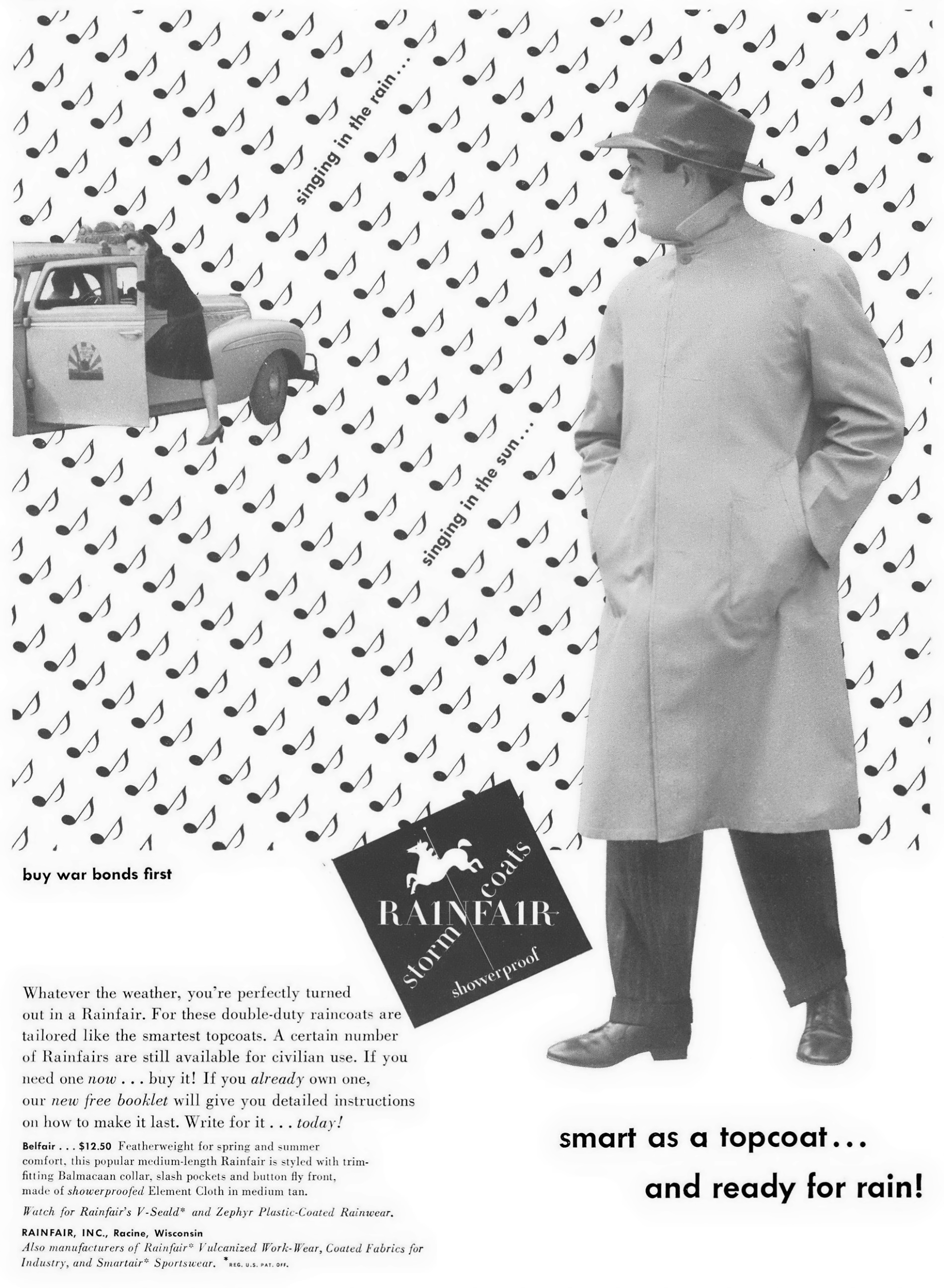 Rainfair Storm Coats Paul Rand Modernist Master 19141996